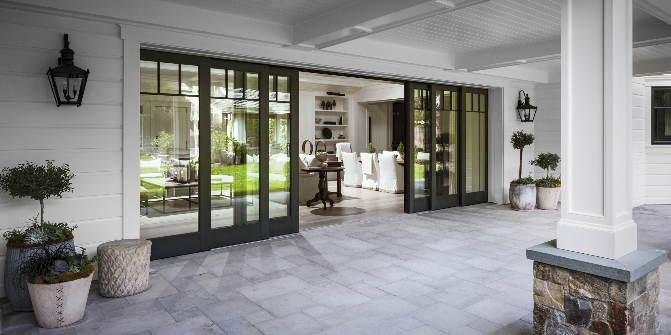 Exterior patio doors installed on a Northern Virginia home by NOVA Installations