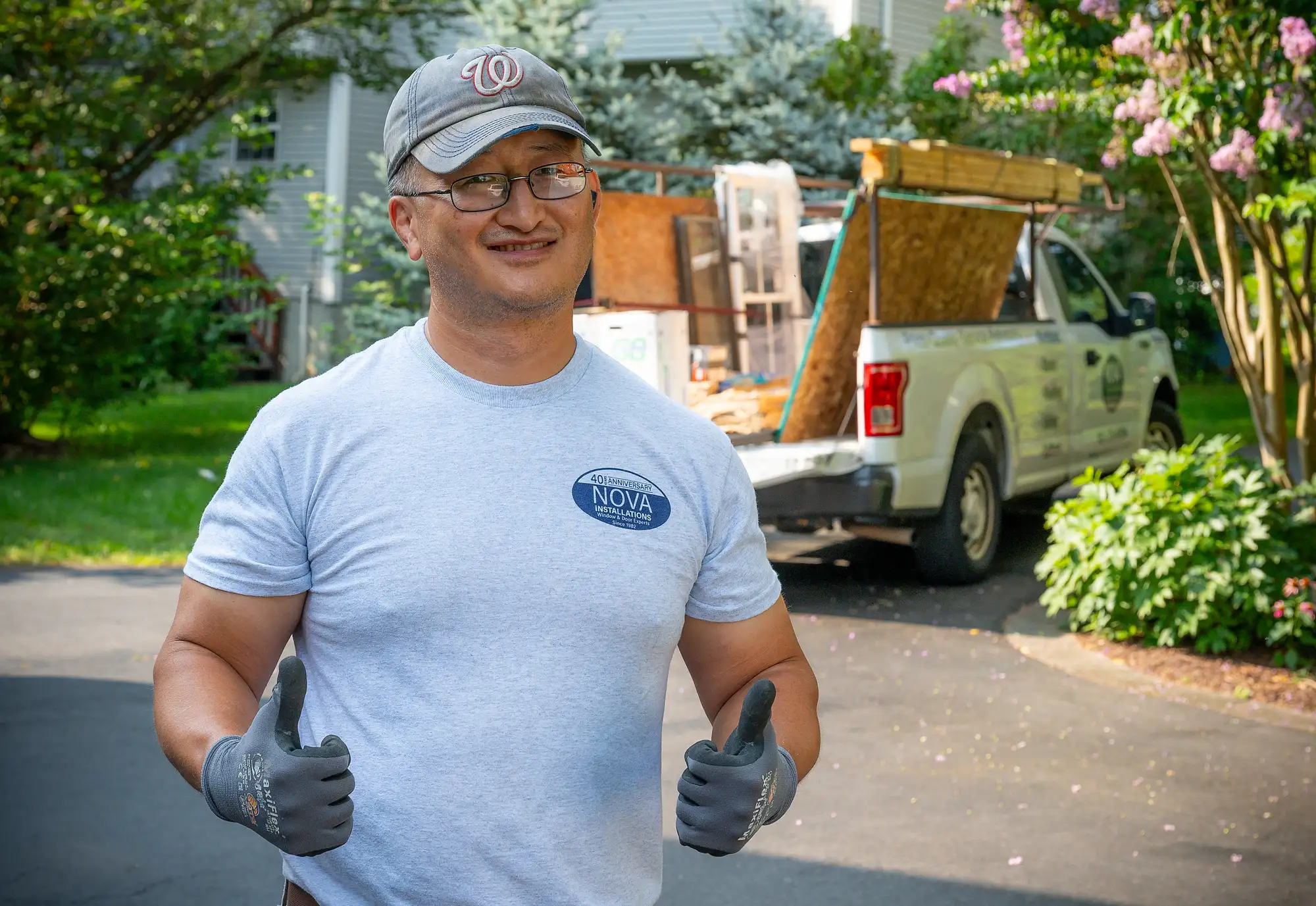 Residential roofing project managed by experienced installers