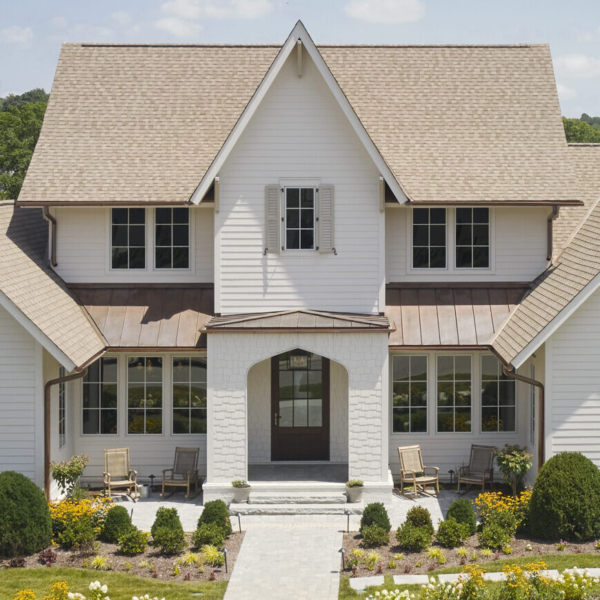New roof and siding installed on a Northern Virginia home by NOVA Installations